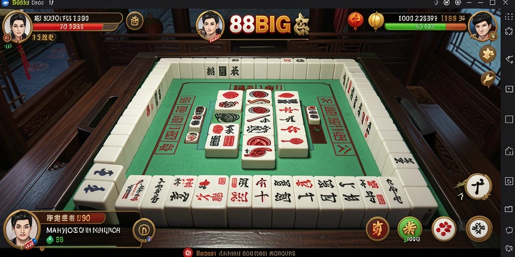 Tampilan gameplay <strong>88BIG</strong> dengan keseruan permainan Mahjong.