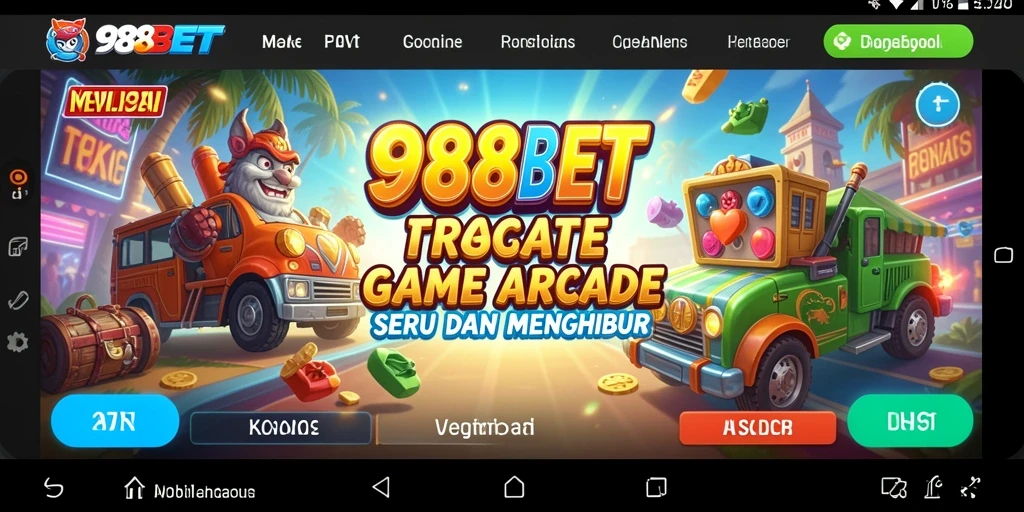 Tangkapan layar gameplay 988BET yang menunjukkan aksi seru dalam permainan Arcade.