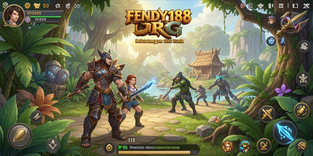 Tampilan gameplay seru di dunia RPG yang menarik.