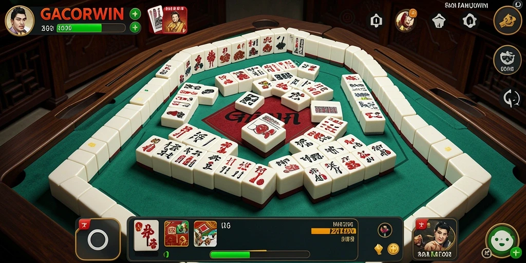 Tampilan utama GACORWIN dengan gameplay Mahjong yang menarik.