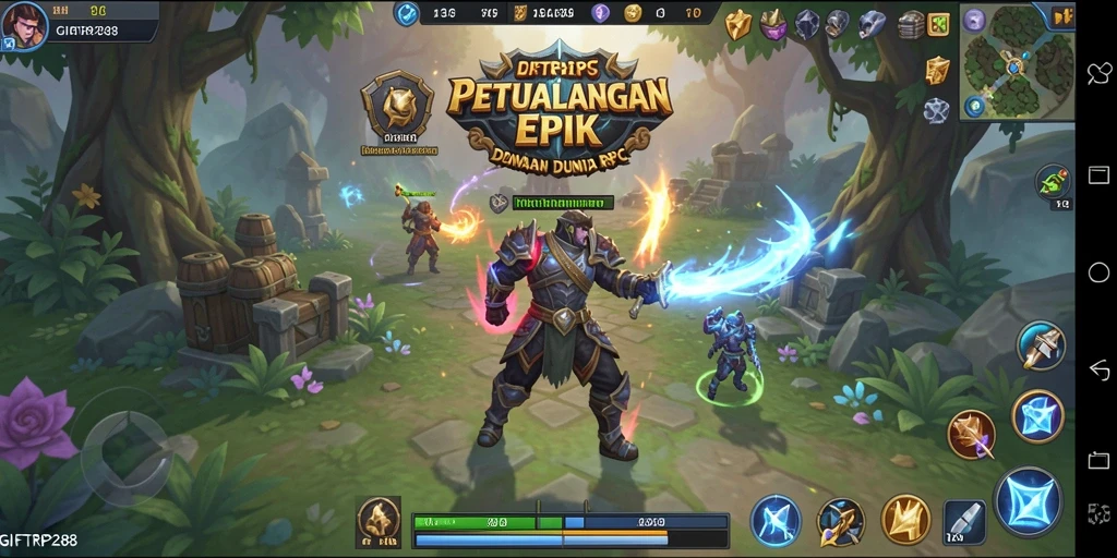 Tangkapan layar yang menampilkan petualangan seru di GIFTRP288.