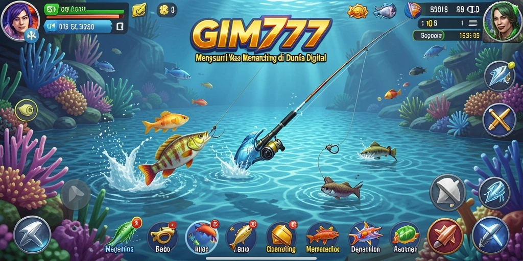Tangkapan ikan yang besar dan ceria di GIM777.