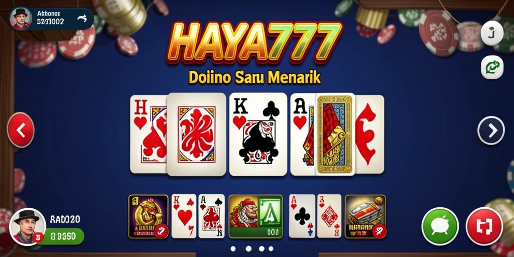 Tangkapan layar HAYA777 menampilkan gameplay seru dalam permainan domino.