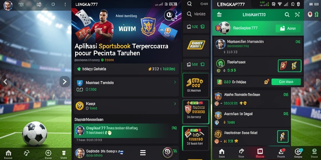 Tampilan menarik dari gameplay taruhan olahraga di LENGKAP777.