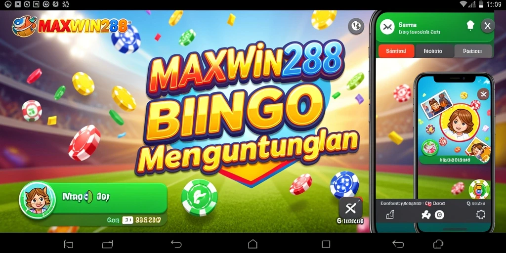 Tampilan menarik dari gameplay Bingo di MAXWIN288.