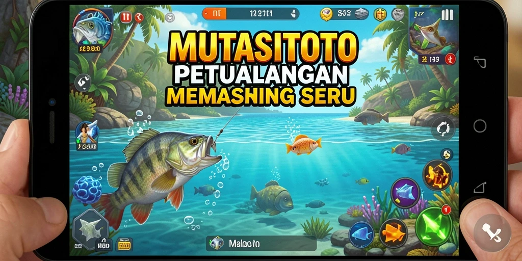 Tangkapan ikan yang memukau dalam gameplay MUTASITOTO.