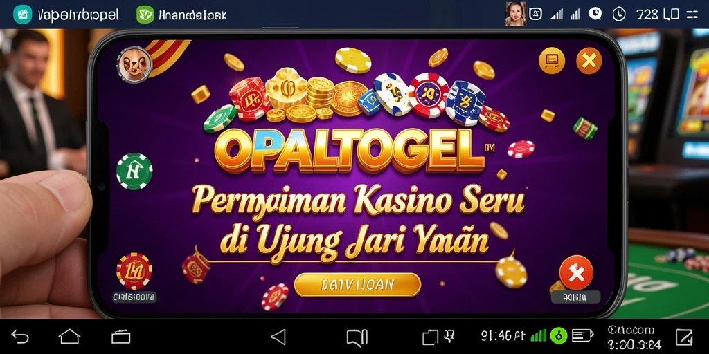 Tampilan permainan Kasino yang menarik dan mendebarkan di OPALTOGEL.