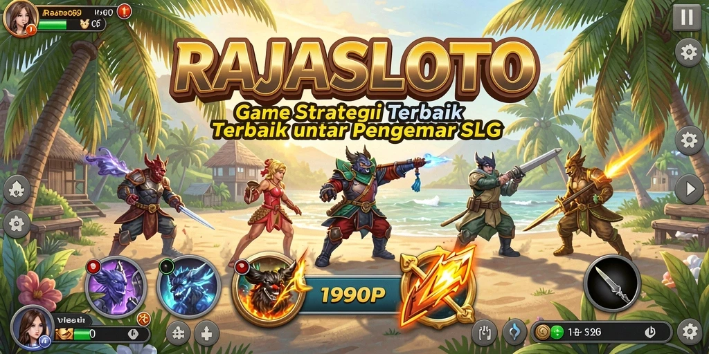 Tampilan gameplay seru dan strategi di RAJASLOTO.