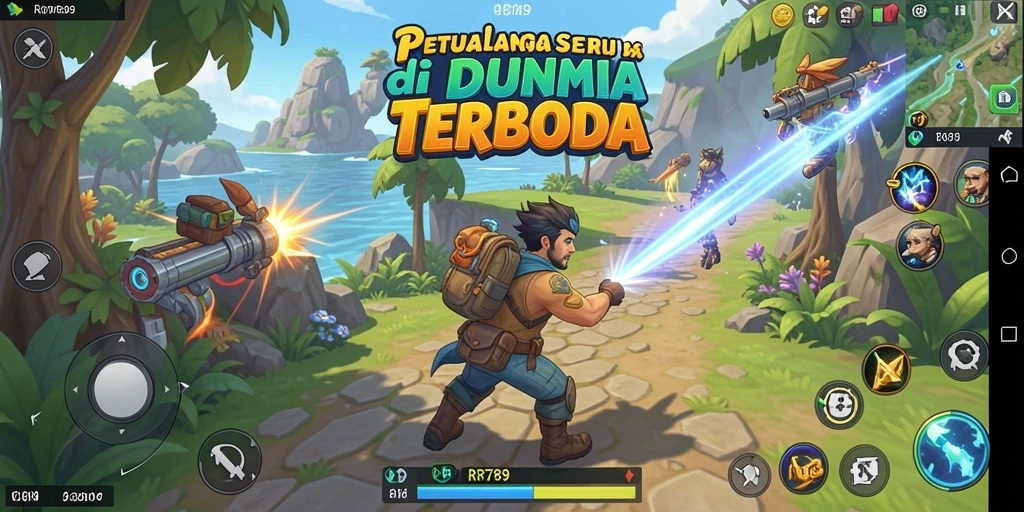 Gameplay seru di dunia terbuka RR789 yang menakjubkan.