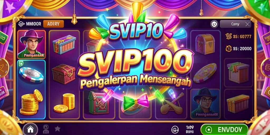 Tampilan gameplay menawan dari permainan slot SVIP10.