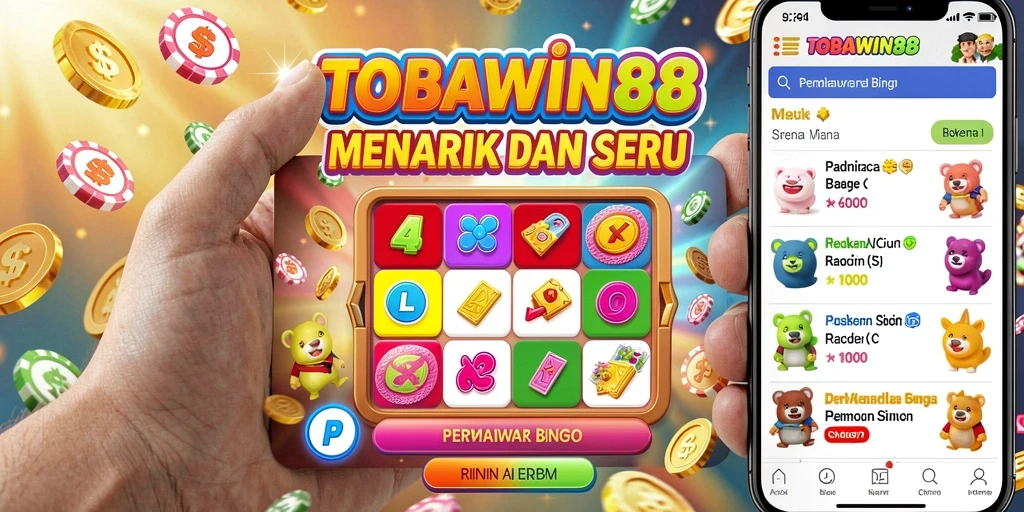 Tangkapan layar TOBAWIN88 menampilkan gameplay Bingo yang seru.